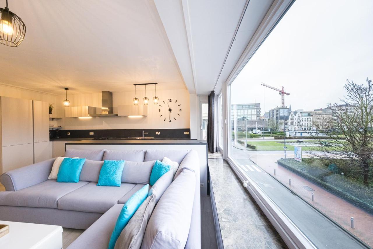 Ostend Center Parkview Apartment Free Parking Dış mekan fotoğraf